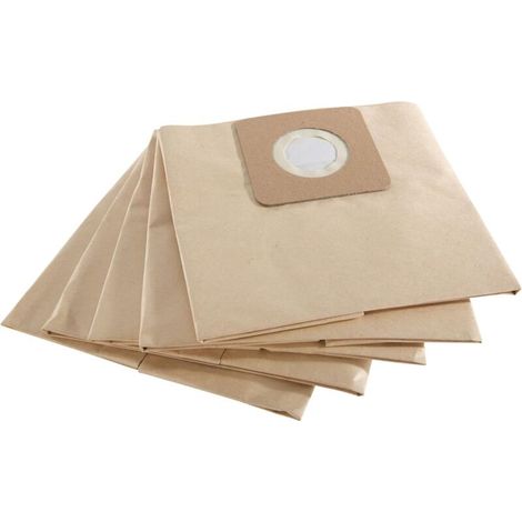 Sac aspirateur 5x pour aspirateurs industriels 2300W – Haute résistance à la déchirure – Filtre multicouche – Dimensions 42x42cm (1/5)
