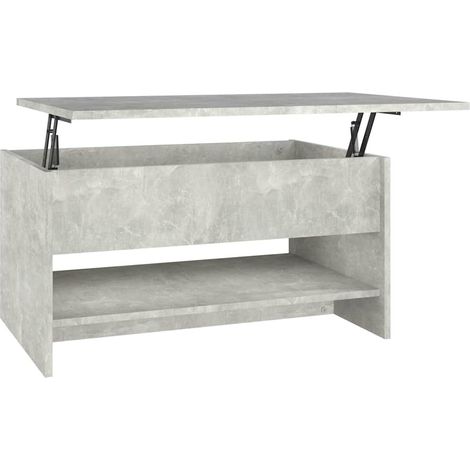 Maison Exclusive - Tavolino da Salotto Grigio Cemento 80x50x40cm Legno Multistrato