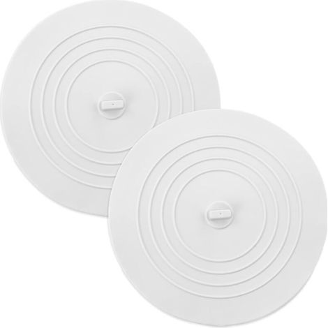 Lot de 2 bouchons de vidange universels en silicone pour évier, cuisine, salle de bain (1/5)