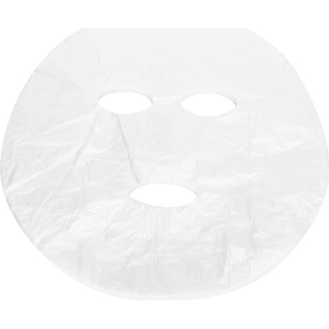 600pcs Film Plastique Jetable pour Papier de Masque Facial, Feuille de Masque Facial de Soins de la Peau DIY Beauty pour Isoler L'air et Adapter le Masque Facial (1/5)