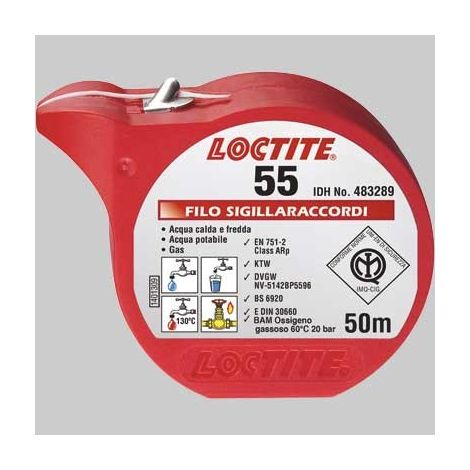 FILO SIGILLANTE LOCTITE 55/50 - 50 Mt