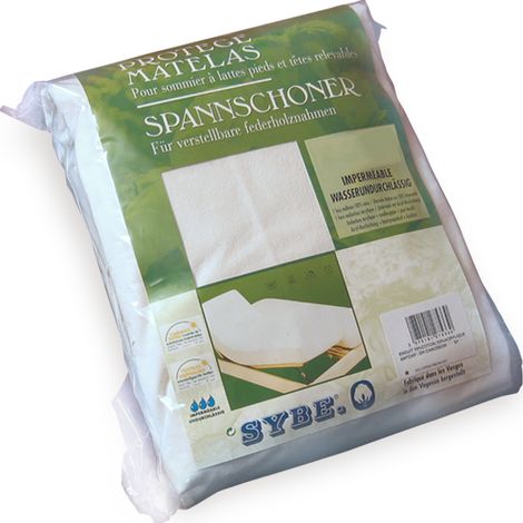 Protège matelas imperméable ANTONY lit articulé TPR Bonnet de 23 cm 2x70x190 cm (1/5)