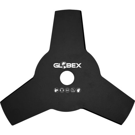 Globex Disco In Acciaio A 3 Denti Per Decespugliatore Ø Mm. 230