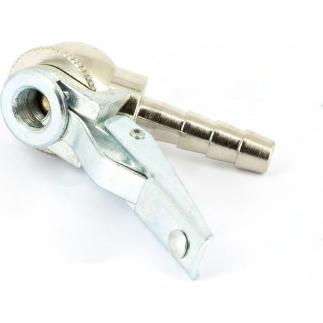 Embout de gonflage coudé compresseur pour valve type automobile
