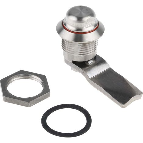 Loquet hygiénique RS PRO en Acier inoxydable, déverrouillage Clé plate ( Prix pour 1 ) (1/3)