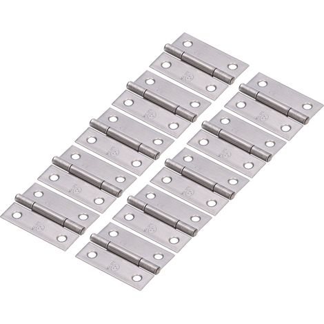 Charnière à ressort inox 304, 10 pièces de 5 cm, accessoire quincaillerie pour porte, usage domestique (1/5)