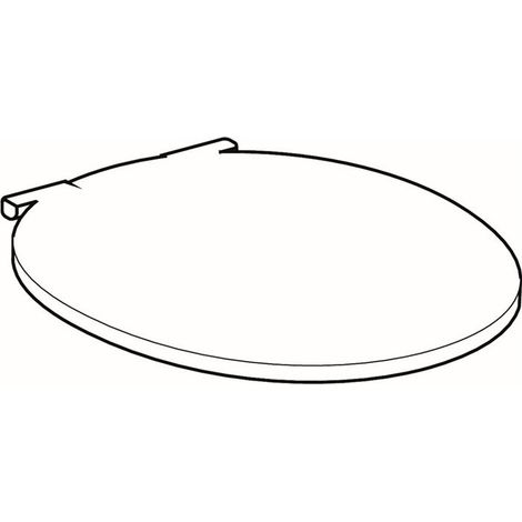 GE Cassini asiento de inodoro, bisagras blancas de acero inoxidable con cierre suave