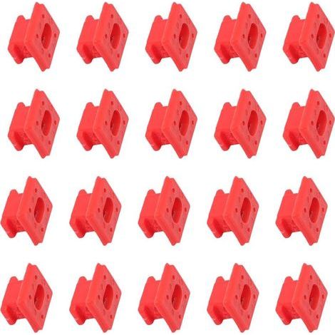 Lntyq Lot de 20 bandes à œillets pour tableau de bord E46 3 E65 E66 7 Series X3 E85 51458266814 (1/5)