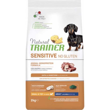 CROCCHETTE CANE ADULTO SMALL&TOY NATURAL SENSITIVE ANATRA 2KG