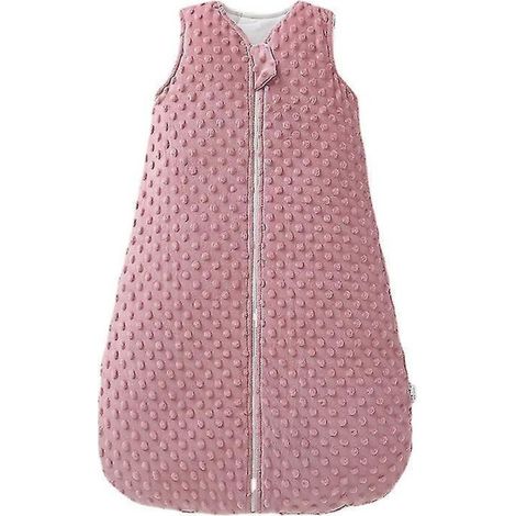 Dicker, trittfester rosa Winter-Babyschlafsack (1/5)