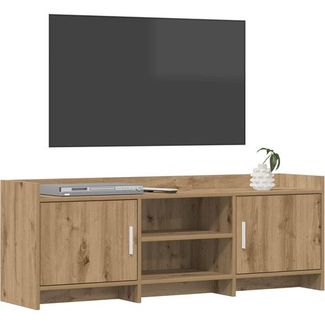 Mobile TV Armadietto TV Mobile Porta TV 130 x 33 x 47 cm Rovere Artigianale (1/5)
