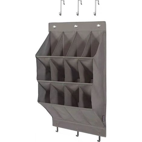 Organisateur de chaussures au-dessus de la porte, rangement de chaussures suspendu (1/4)