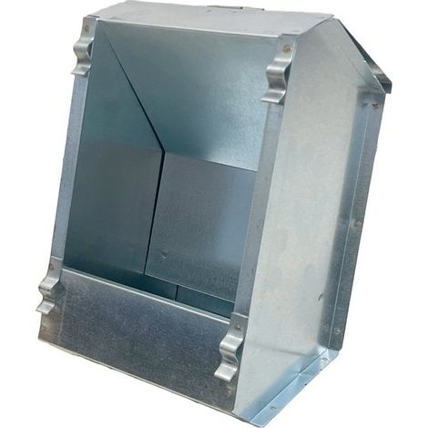 1PZ MANGIATOIA SEMPLICE PER CONIGLI cm. 14x18x22 h (1/5)