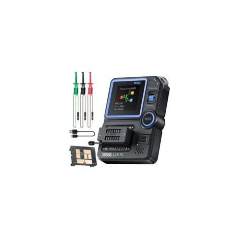 FNIRSI LCR-P1 Transistortester: Testet Kondensatoren, Widerstände, MOS-Feldeffekttransistoren und andere elektronische Bauteile.