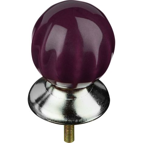 Premier Housewares Retro Style Purple Drawer Knobs (1/3)