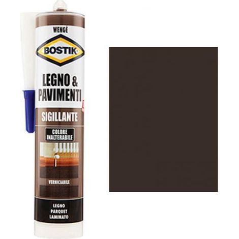 SILICONE ACRILICO LEGNO PAVIMENTI BOSTIK WENGE ML 300 (1/3)