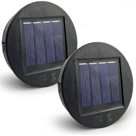Lot de 2 lampes solaires de remplacement de 8 cm de diamètre-AquaForge (1/5)