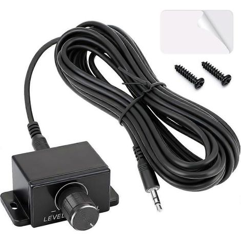 Kit de remplacement pour bouton de basses à distance d'amplificateur, compatible avec les amplificateurs des séries RP/RP-M, port jack 3,5 mm. (1/5)