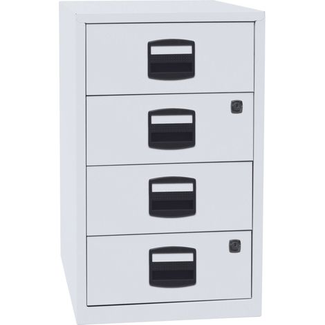 BISLEY Beistellschrank Home Office Verkehrsweiß (1/5)