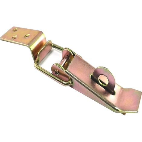 Fermoir a Levier 4 Pièces Fermeture à Ressort Loquet Bascule Petit Verrou de Tension Serrure à Pression Serrure à Levier Serrure de Boîte Fermoir en Acier Inoxydable pour Coffret Boîte Oi-FRIS