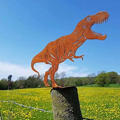 1. Spécifications : Tyrannosaure Rex B Couleur : Voir image Matériau : Fer Tyrannosaure Rex, Stégosaure, Dinosaure Trois