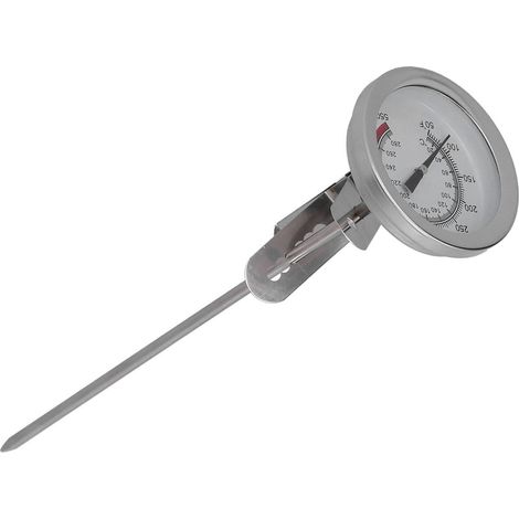 Frittierthermometer aus Edelstahl für Milchtee und Kaffee, Hochtemperaturthermostat für Truthahn und Grill (1/5)