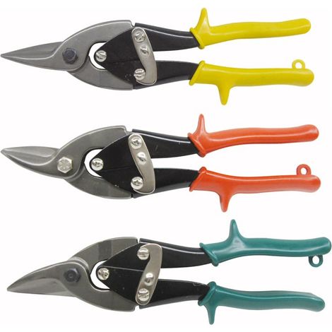 Cesoie per Lamiere Professionali Lame Diritte Mm 250 4 Pezzi Utilia (1/2)