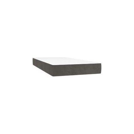 Matelas de lit à ressorts ensachés Gris foncé 80x200x20 (1/5)