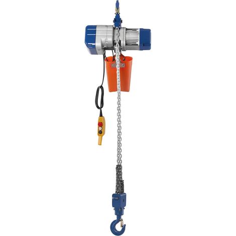 Polipasto eléctrico de cadena con cabrestante para elevación y manipulación de 2.000 kg 3 m 1.100 vatios 140002621 (1/3)