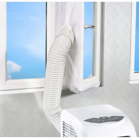 Joint de Fenêtre Kit De Calfeutrage Pour Climatiseurs Mobiles et Sèche-linge - 4M - Blanc (1/4)