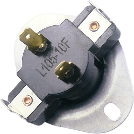 47-22860-01 SPST N/C Auto Reset Furnace Temperature Controller, Limit Switch L105-10F (also compatible)