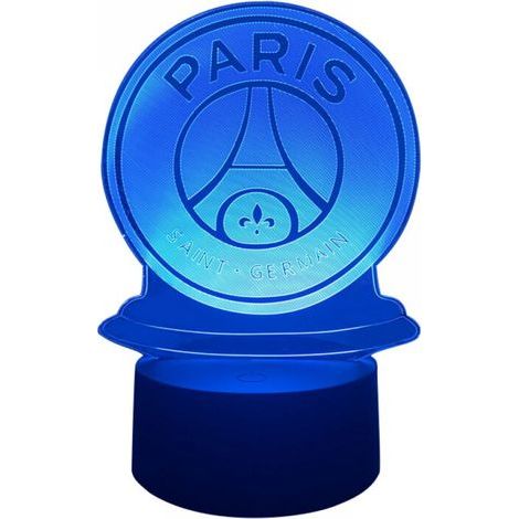 Veilleuse LED 3D illusion PSG – Lampe de bureau en acrylique 5mm – 7 couleurs – Fonctionnement USB ou piles AA - CLUB 3 D (1/5)