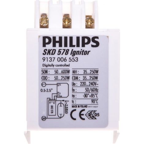 Sistema de encendido 35-600W SKD 578 para lámparas SON/CDM/MH/HPI/HPA/CDO 8727900771312