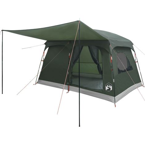 Tienda Familiar Verde militar 380 x 260 x 190 cm Poliéster