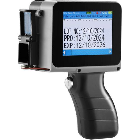 Imprimante jet d'encre portable mini-appareil de marquage pour la logistique des boissons et l'industrie multicolore.