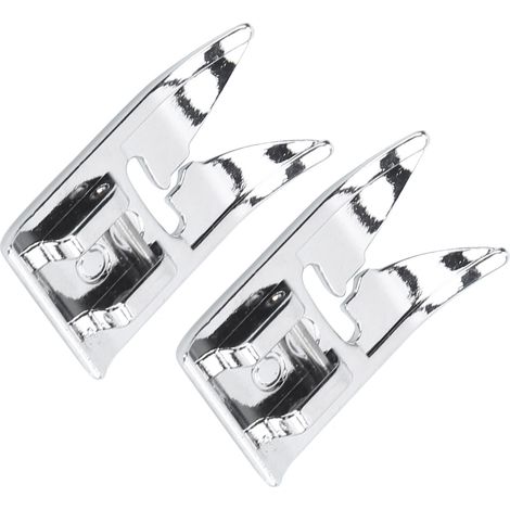 Lot de 2 pieds-de-biche résistants à l'usure en acier inoxydable, outils de couture pour remplacer les anciens accessoires de machine à coudre (1/5)