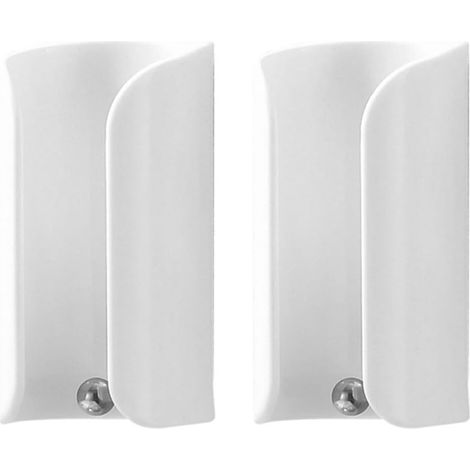 Porte-brosses à dents mural – Étagère de rangement auto-adhésive pour salle de bain – sans perçage – Facile à nettoyer – Gain de place – 2 pièce (1/5)