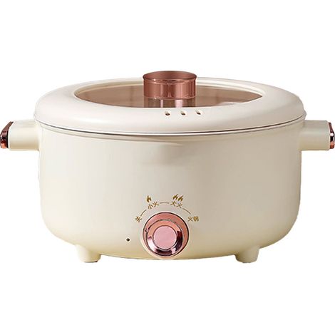 Casserole électrique 3.5L, 3 réglages de température, revêtement céramique antiadhésif, cuiseur multifonction pour cuisine domestique, 220V prise AU (1/5)