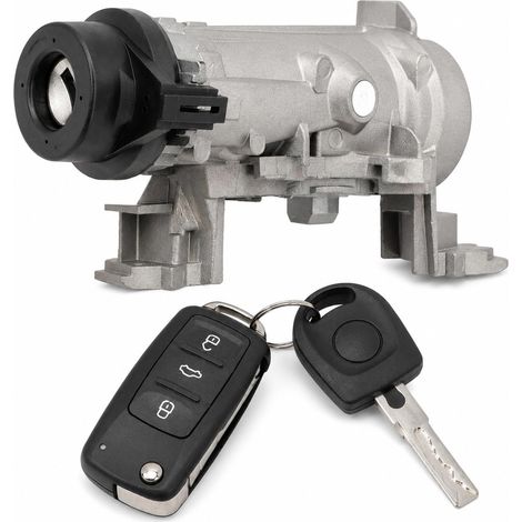 Contacteur d’allumage Neiman 1K0905851B avec clé et télécommande Compatible avec Golf V Jetta Tiguan Touran, A3 Q3 TT, Octavia Yeti, Leon (1/5)