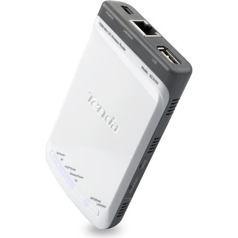 Tenda 3g300m 3g 300mbps wireless router with mini size design,1usb power supply port, 1 usb 2.0 interface, 1 10/10mbps lan/wan s (1/3)