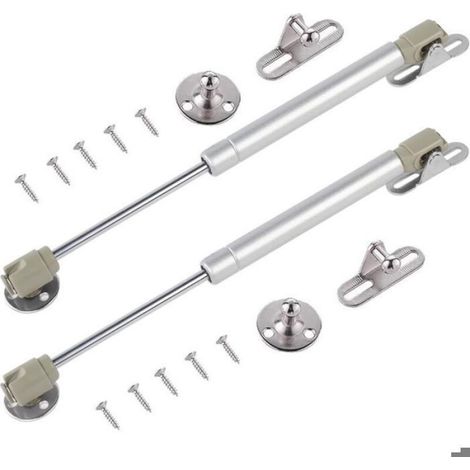 Charnières Hydrauliques - Vérins De Coffre 40 N - Pour Portes De Cuisine - Longueur 270 Mm - 2 Pièces