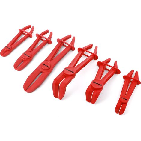 Jeu de Pinces Pour Colliers de Durite, 6 Pièces, Droites (1/5)