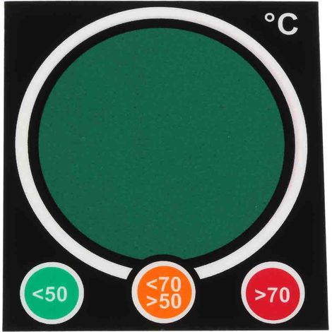 Indicateur de temps RS PRO 50°C à 70°C, Réversibilité 3 niveaux ( Prix pour Sachet de 10 ) (1/2)