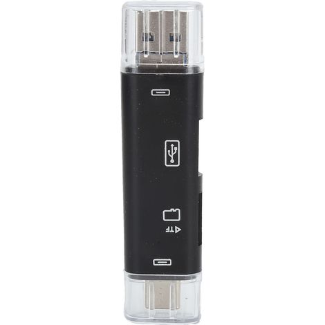 Lecteur de cartes OTG USB Type-C Adaptateur TF 5 en 1 pour téléphones Android et accessoires pour ordinateurs portables (1/5)