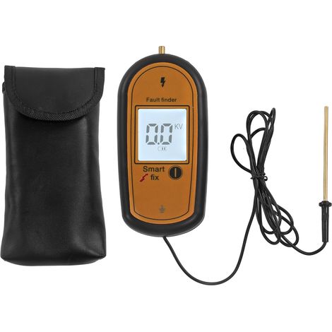 Testeur de Clôture Électrique Numérique MLD 004F - Écran LCD Rétroéclairé, Mesure jusqu'à 15KV, Jaune