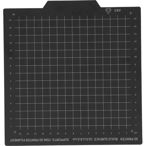 Plateau de construction en acier à ressort, feuille magnétique flexible double face, pièces pour plateau chauffant d'imprimante 3D, 180 x 180 mm (1/5)