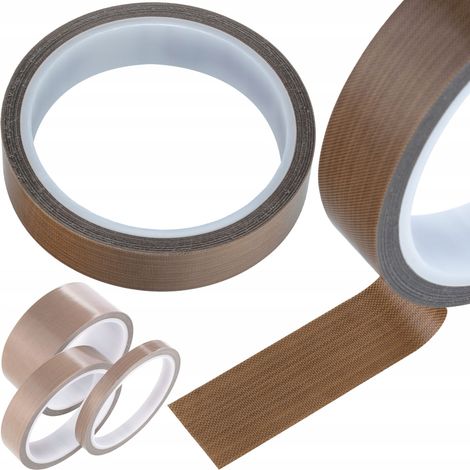 Rosfix PTFE Klebeband – Teflonband 0,18mm  25mm x 10m  Temperaturbeständigkeit -70°C bis +300°C  Universal einsetzbar  Thermoschutzband
