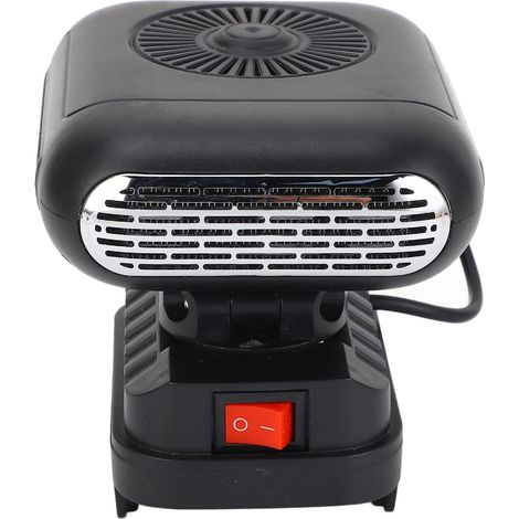 Tragbarer Heizlüfter, einstellbare Temperatur von 30 °C bis 80 °C, leises Heizen, Tischheizlüfter mit 90°-Drehfunktion und 2 USB-Anschlüssen, für Büro und Studentenwohnheim