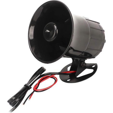 Sirène pneumatique électrique 12 V 30 W à 3 tons, 120 dB, volume élevé, tonalité forte, pour véhicules. Avertisseur sonore et alarme. (1/5)