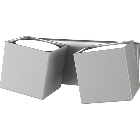 Applique Moderna Rotation Metallo Grigio 2 Luci Gx53 (1/4)